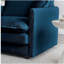 Canapé modulaire en U avec repose-pieds réversible, canapé d'angle convertible 5 places avec 2 repose-pieds, canapé moelleux et minimaliste moderne pour le salon, chenille bleue-935597190-935597210