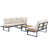 Beige Cushion/Dark Grey Frame selected
