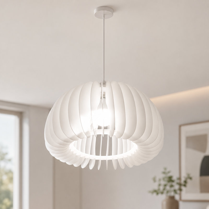 15.7" 1-Light Modern  Elegant Pendant Light