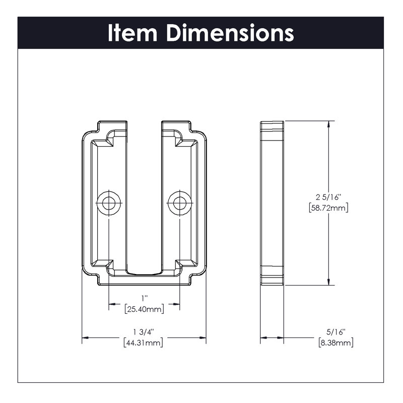 Coventry Collection Hook Backplate 1 Inch Center to Center, Brushed Golden Brass