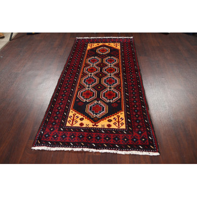 Romario One-of-a-Kind 3'3" X 6'7" Wool Area Rug in Red
