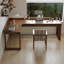 Bureau en bois massif en L noyer clair avec 3 tiroirs-109691593-109691595