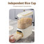 Food Storage Container, Rice Dispenser, Rice Storage Container Sealed Moisture Proof With Cup For Kitchen Pantry Household