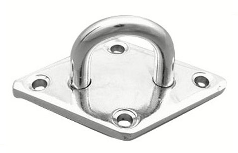 Voile de forme carrée galvanisée Padeye