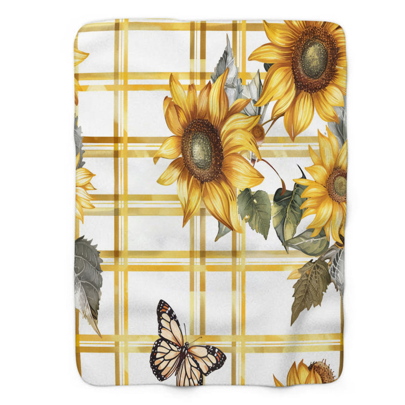 Ensoleillé - couverture de qualité supérieure 1 pièce Sunny, L 50 po x L 60 po