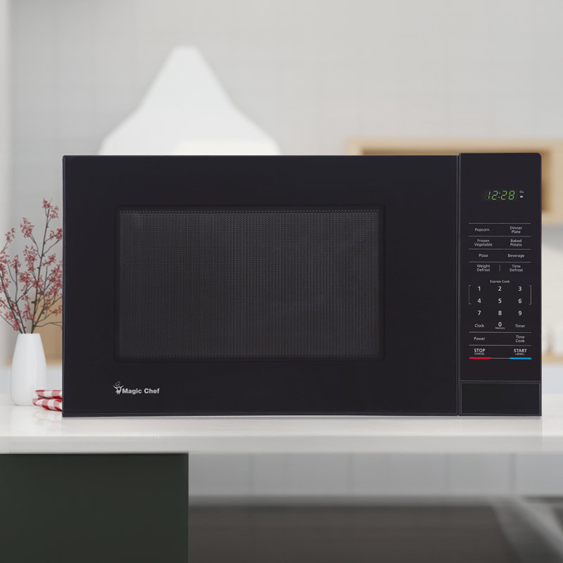 Magic Chef® Pi. Micro-onde de comptoir tactile numérique 1000 watts, Noir