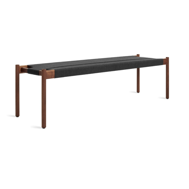 Invitation Bench, Walnut, 18" H x 48" W x 18" D