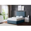 Seraphine Chesterfield 4 Draw Divan Bed with Headboard-734086316-734086305