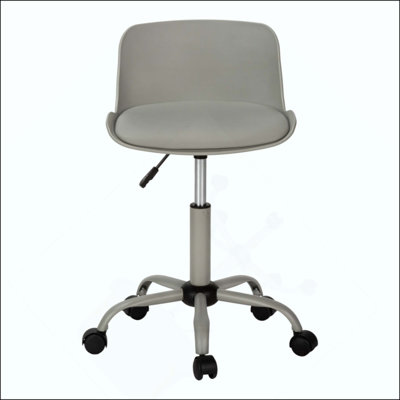 Chaise de bureau, hauteur réglable, pivotante, ergonomique, bureau d'ordinateur, travail, juvénile, aspect cuir, métal, contemporain, moderne