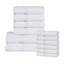 Franklin Cotton Lightweight Quick-Drying 12-Piece Assorted Towel Set-49410427