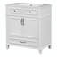 Ensemble de meuble-lavabo simple 29,37 po avec plateau en résine Takhia-1571033559