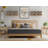 11" Foldable Fabric Storage Cube Bins with Handles, 1 Piece, Wood Brown-115750725