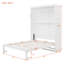 Lit escamotable double pleine grandeur avec tablettes-1475838372