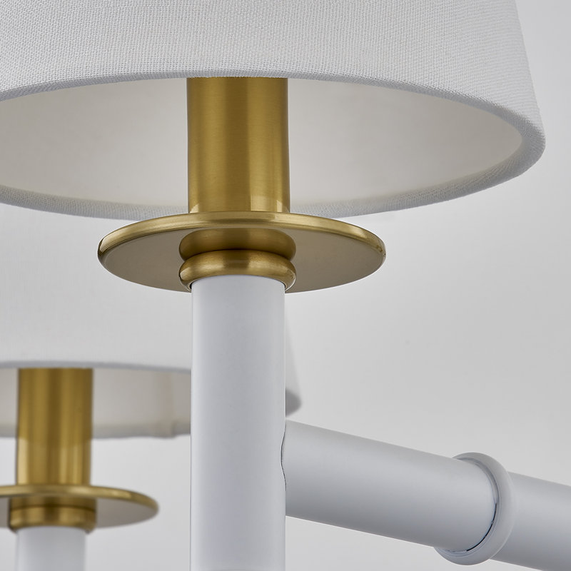 Banyan 5 Light Chandelier by Ariel Okin x Mitzi, Aged Brass/Soft White