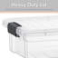 Boîtes de rangement transparentes avec couvercles Superio-24135107