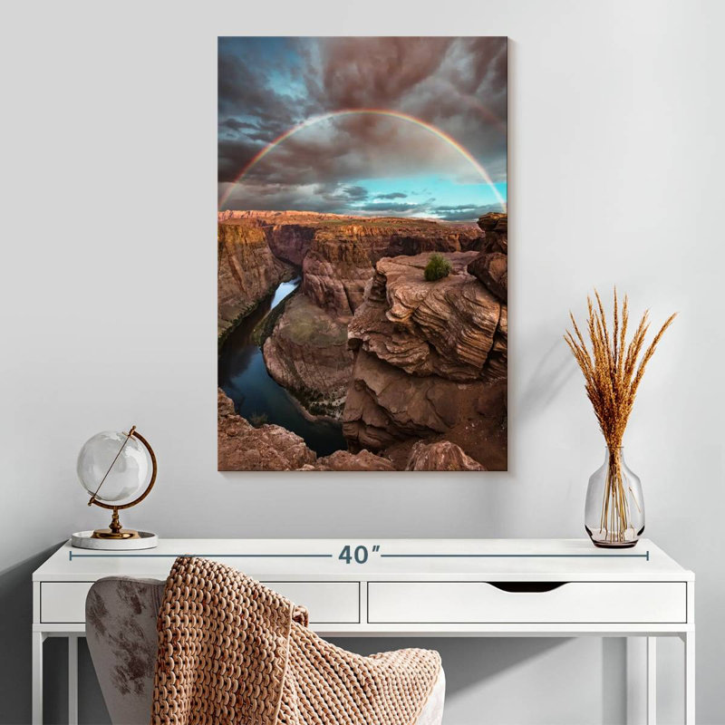 Alvord Horseshoe Bend Rainbow, H 30 po x l 20 po