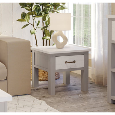 Makeba Solid Wood End Table