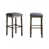 Gray Seat/Brown Frame