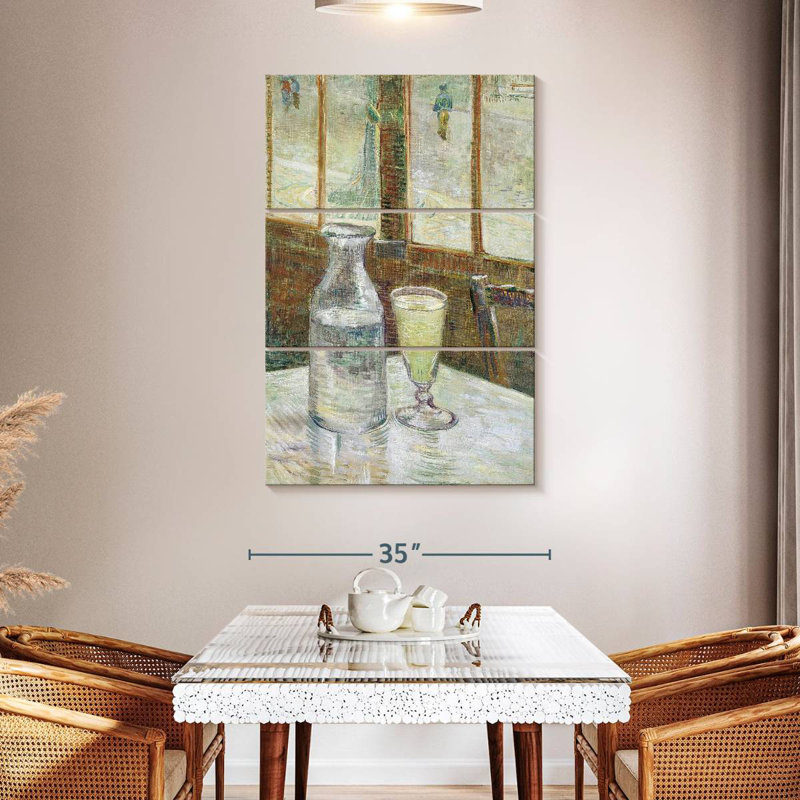 Yarlin Cafe Table With Absinthe, 38" H x 24" W