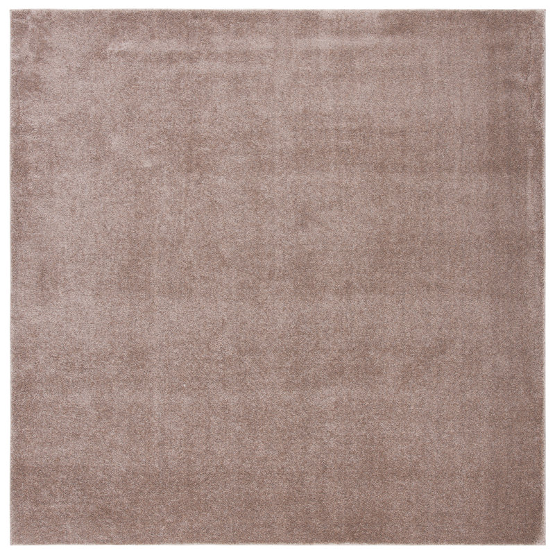 Estralita Taupe Area Rug, Square 6'7"