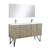Lancy 60 in W x 20 in D Double Bath Vanity Mirror and Faucet Set-113288465