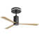 Modern Flush Mount Ceiling Fan With Led Light And Remote Control, 3 Abs Blades Noiseless Reversible Dc Motor For Patio Living Room