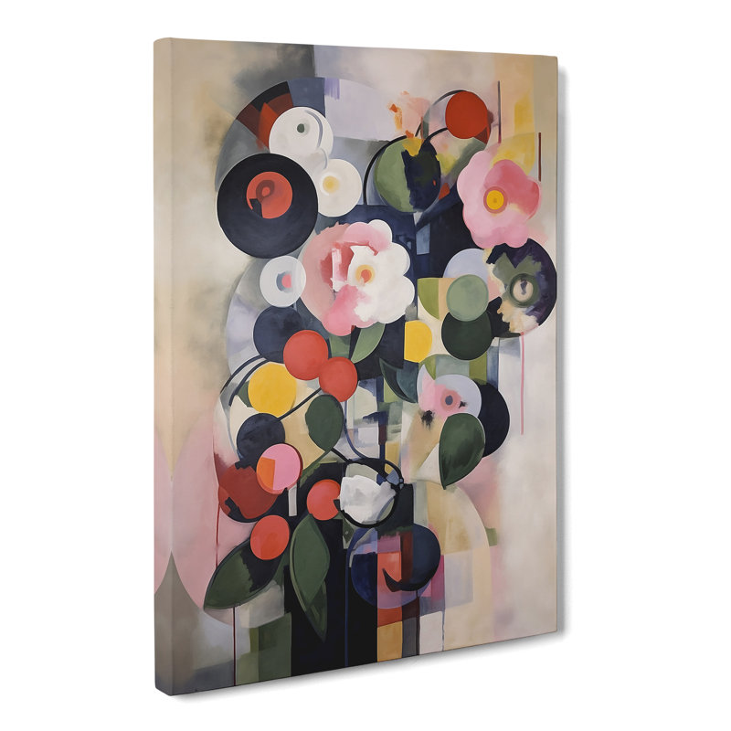 Raygoza Flowers Bauhaus Vol.5 - Wrapped Canvas Print, 50cm H x 35cm W x 3cm D