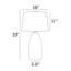 Lampe de table 29 po Frailey