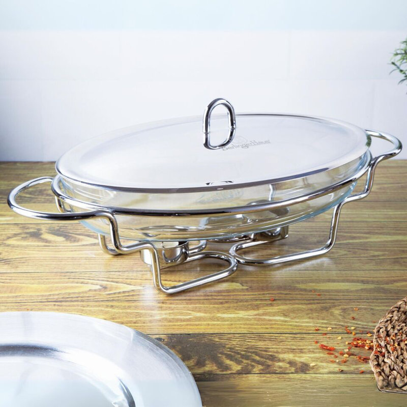 Berlinger Haus 3.17L Non-Stick Stainless Steel & Glass Oval Tagine