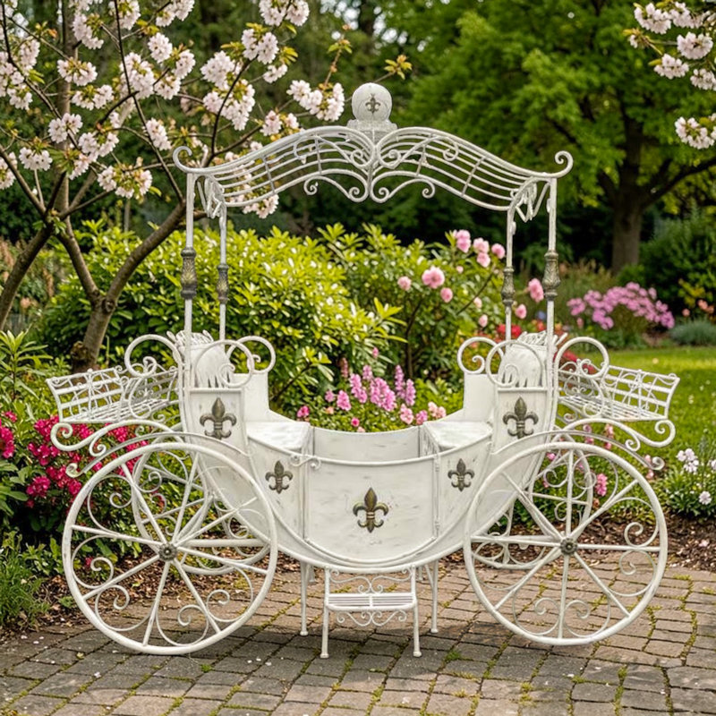 Accessoires de jardin Cendrillon, Blanc antique
