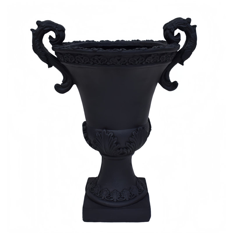 Pot à fleurs léger Mgo Urn, Noir