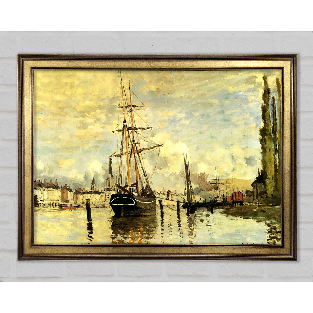 Monet Die Seine bei Rouen 1872 - Druck