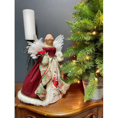 12 Fiber Optic Animated Tree Topper - White Angel – Mr. Christmas