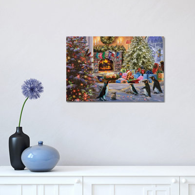 A Magical View To Christmas by Nicky Boehme - Wrapped Canvas Print