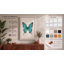 Symmetrical Butterfly Study Botanical - Wrapped Canvas-1546067251-1546067250