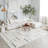 Rug Modern Indoor Area Rug, Cream Gray.-183365187