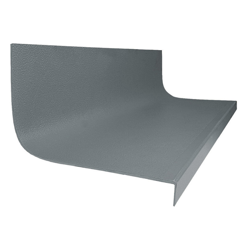 48" Hammered Square Nose Stair Tread