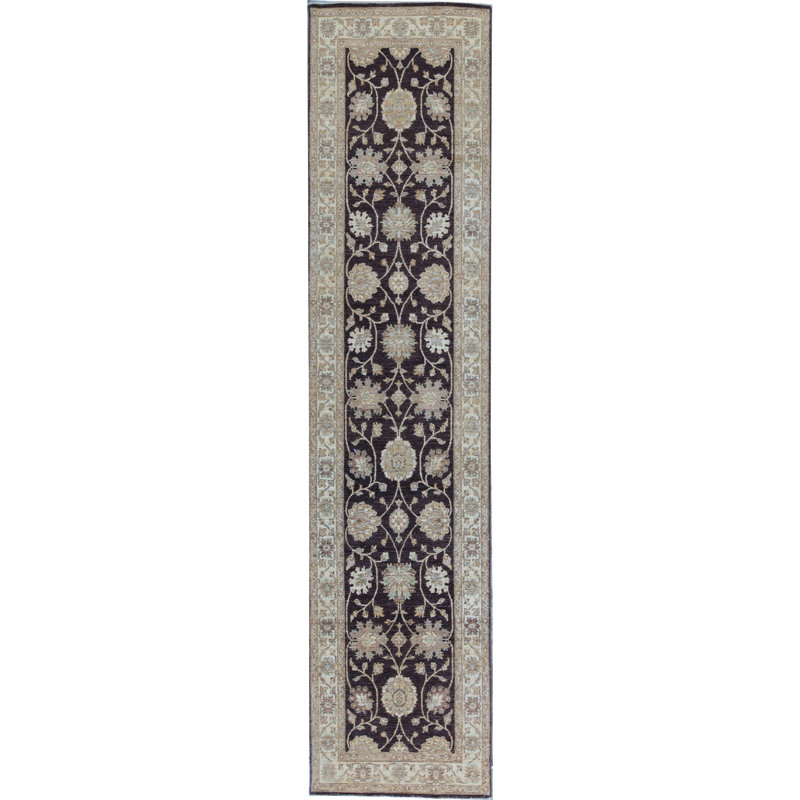 Chemin de table beige de haute qualité noué à la main Ziegler