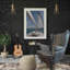 Heaney Velvet Wingback Chair