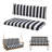  Outdoor Cushion Set with Backrest for Patio Swing and Bench-1997944499-1997944454