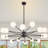16-light Chandelier Sputnik Chandeliers Black Chandelier Chandeliers For Dining Room Linear Chandelier