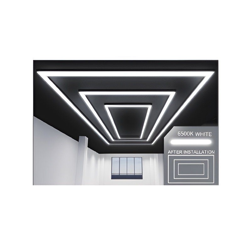 536W Designer Ceiling Lights with 2 Inner Frame and border