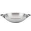 KitchenAid 5-Ply Clad Stainless Steel Induction Wok, 15-Inch, Polished Stainless Steel