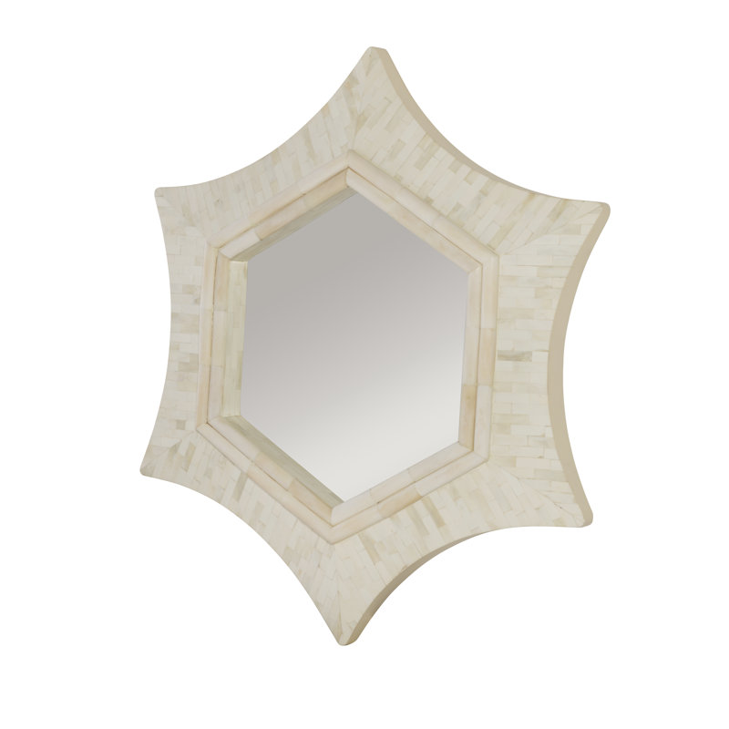 Hexagon Bone Mirror