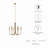 Modway Penrose 6-Light Chandelier-844860632