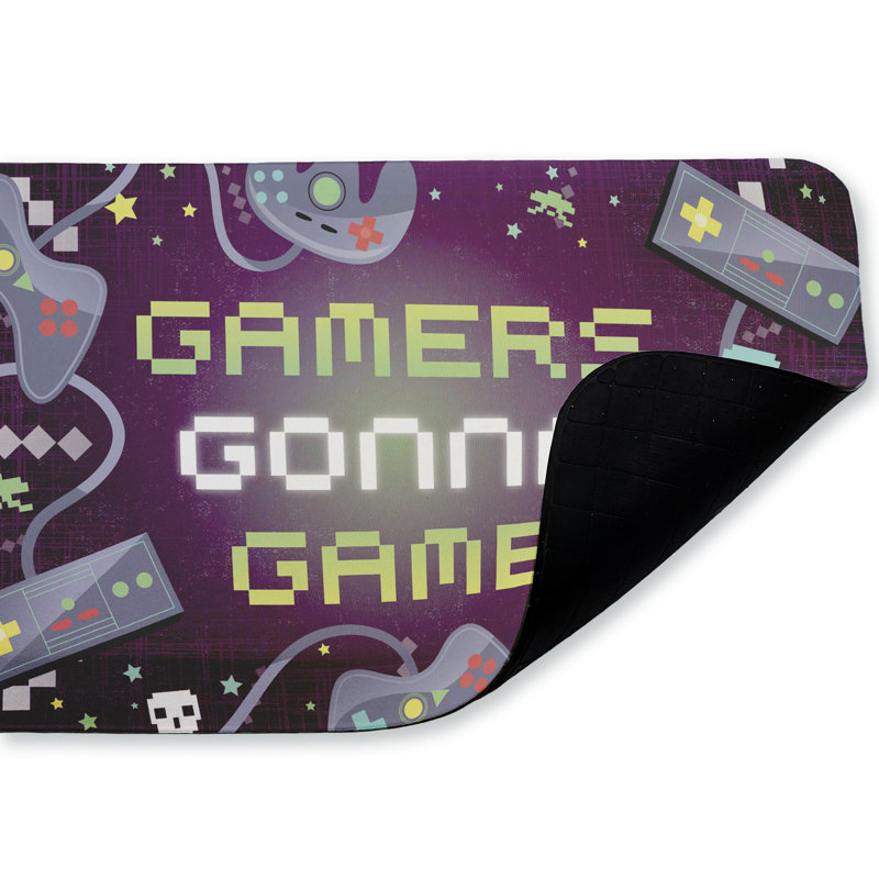 Tapis de sol Gamers Gonna, imprimé par Arrolynn Weiderhold