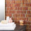 Komorebi Bonfire Red 1X3 Picket Polished Glass Mosaic Tile-1575179227
