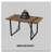 Industrial Rectangular Dining Table-847403459