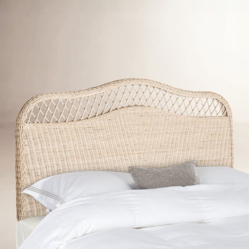 Almus Headboard, Full, White Washed