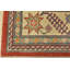 Tapis rouge nouvel âge en laine 8 pi 5 po x 10 pi 1 po Moriana